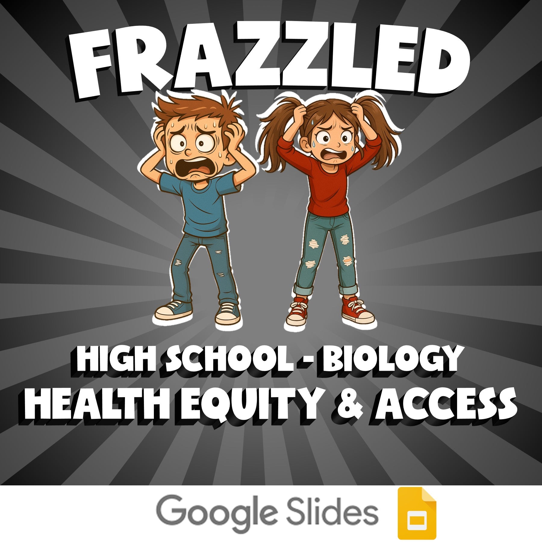 Health Equity & Access FRAZZLED Science Game - No Prep Biology Review Activity