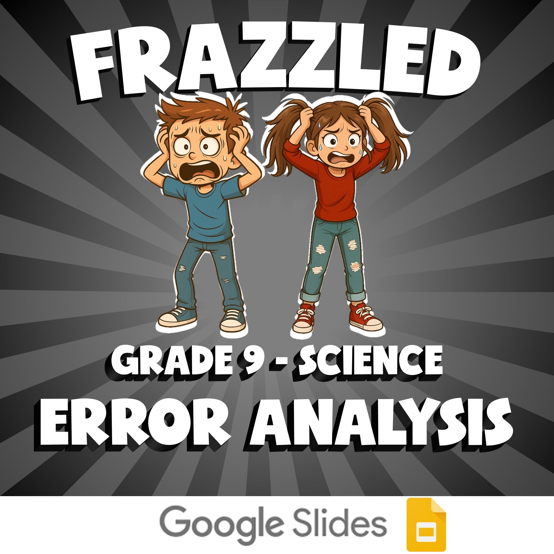 Error Analysis FRAZZLED Science Game - No Prep Grade 9 Review Activity