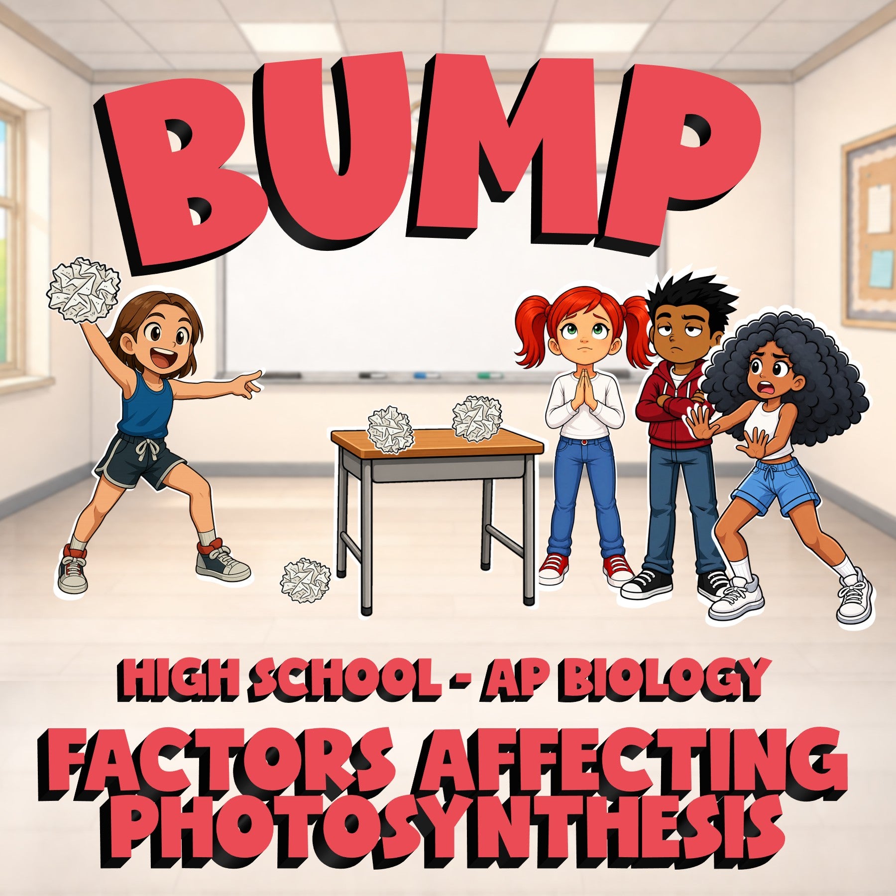Factors Affecting Photosynthesis BUMP Science Game - No Prep AP Biology Review