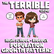 Population Growth Patterns THE TERRIBLE GAME - No Prep Biology Science Review