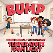 Temperature from Light BUMP Science Game - No Prep Astronomy Review Activity