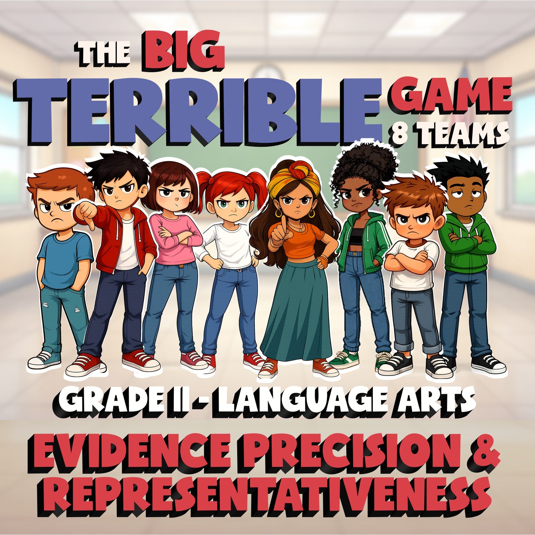 Evidence Precision & Representativeness BIG TERRIBLE GAME - Grade 11 ELA Review