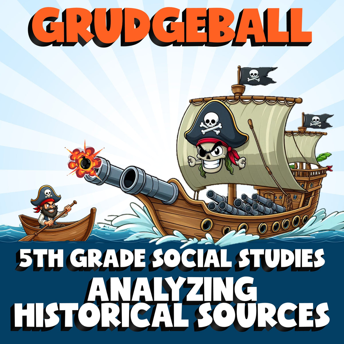 Analyzing Historical Sources GRUDGEBALL Socials Game - No Prep Grade 5 Review