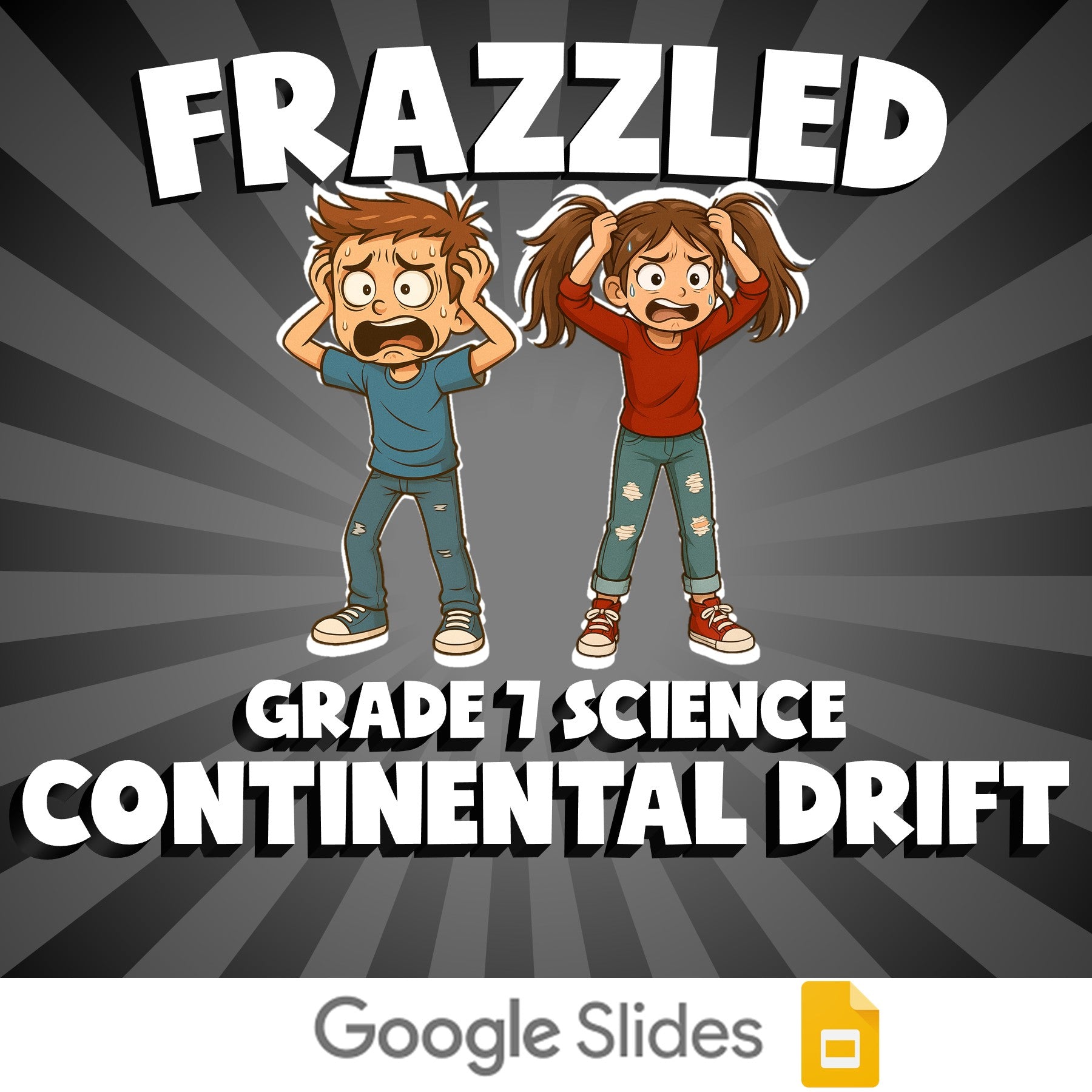 Continental Drift FRAZZLED Science Game - No Prep Grade 7 Review Activity