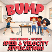 Speed & Velocity Applications BUMP Science Game - No Prep Physics Review