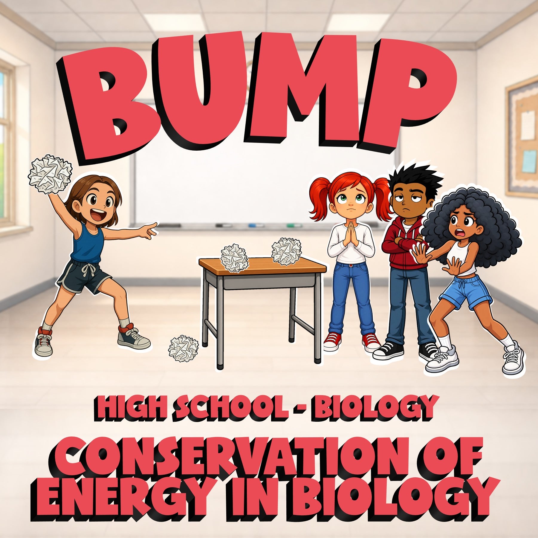 Conservation of Energy in Biology BUMP Science Game - No Prep Biology Review