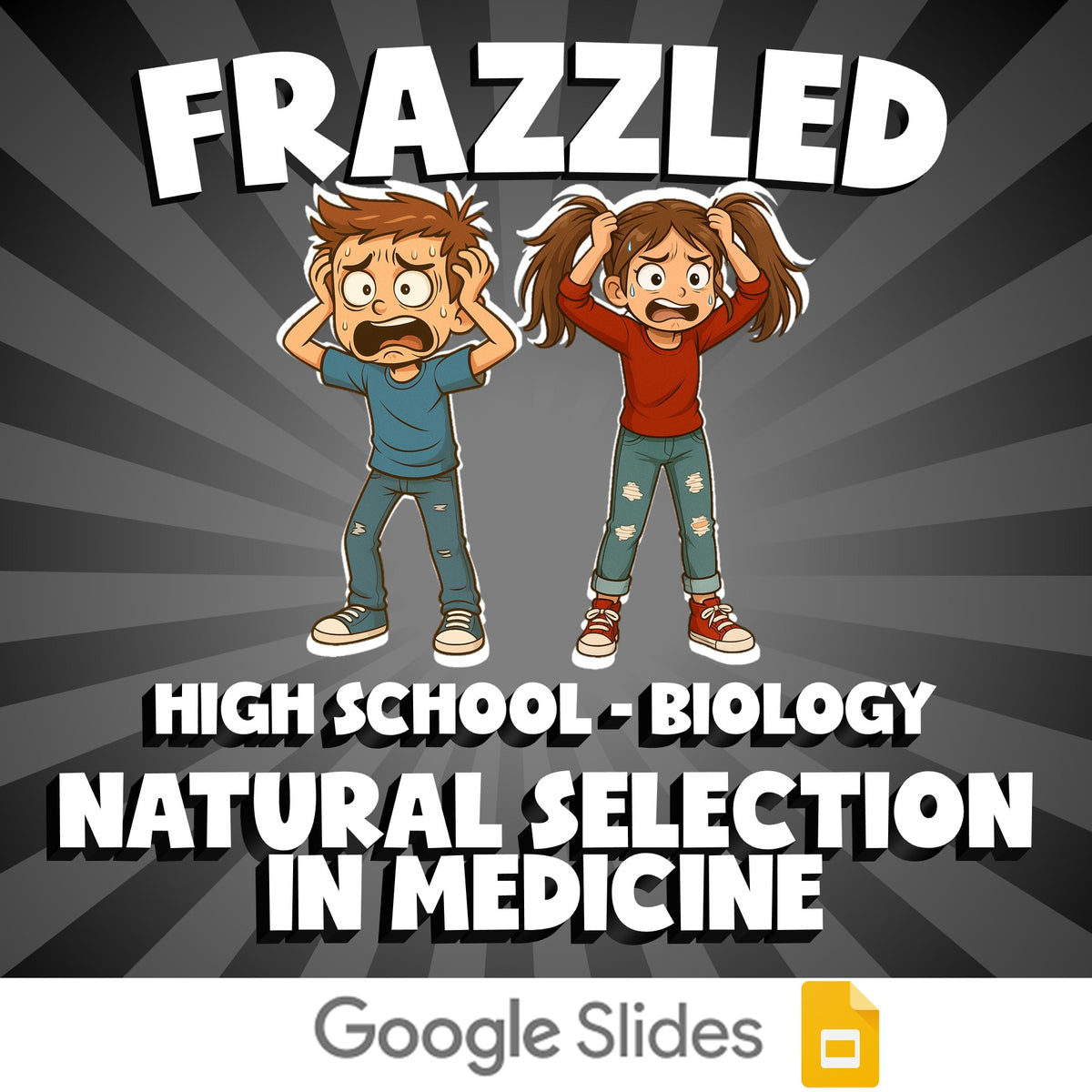 Natural Selection in Medicine FRAZZLED Science Game - No Prep Biology Review