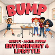 Environment & Lifestyle BUMP Socials Game - No Prep Grade 4 Review Activity