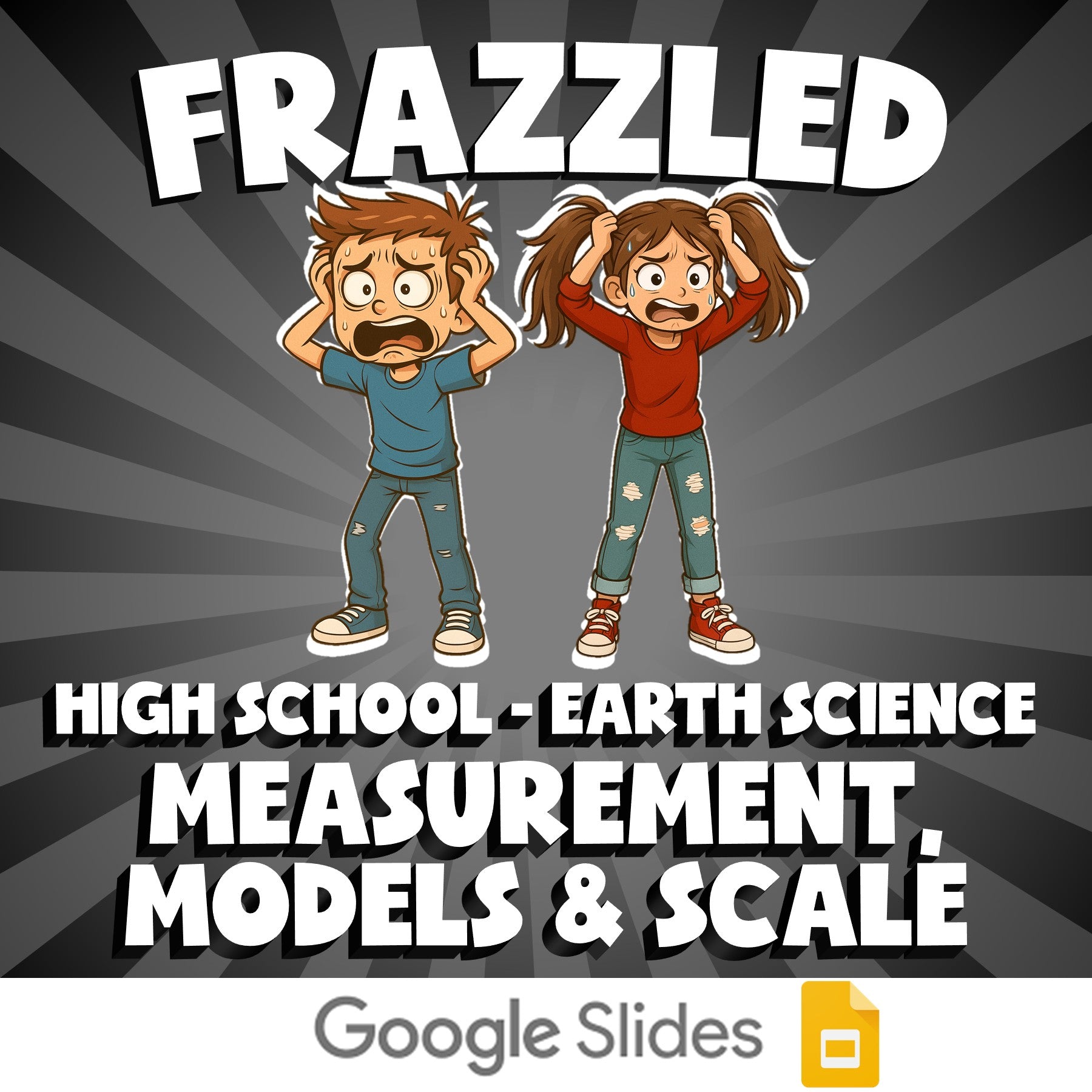 Measurement, Models & Scale FRAZZLED Game - No Prep Earth Science Review