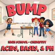 Acids, Bases, & pH BUMP Science Game - No Prep Chemistry Review Activity