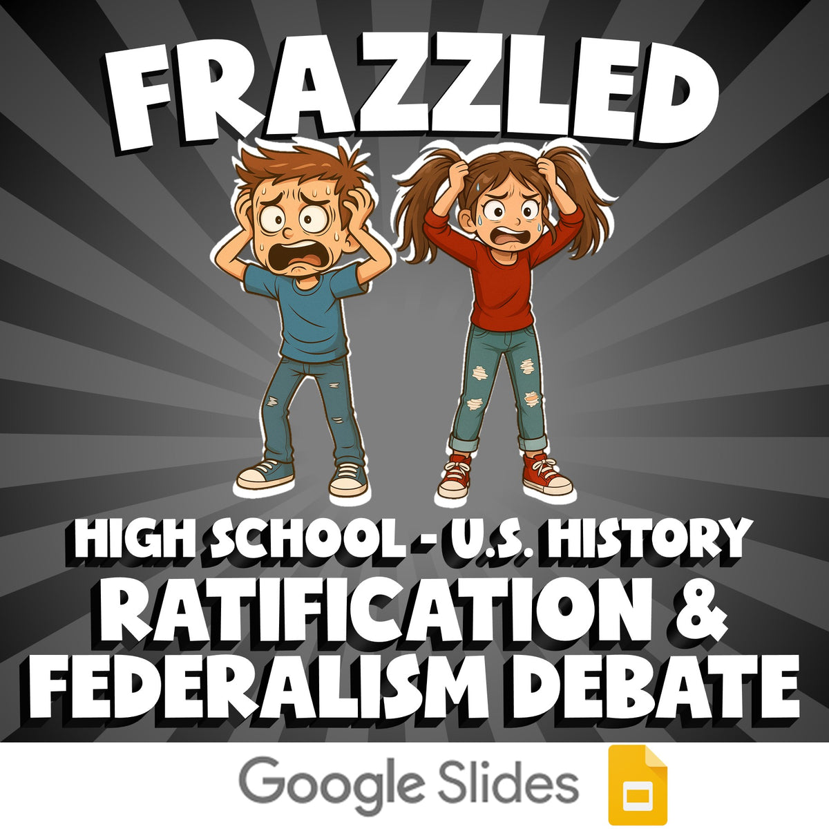 Ratification & Federalism Debate FRAZZLED U.S. History Game - No Prep Review