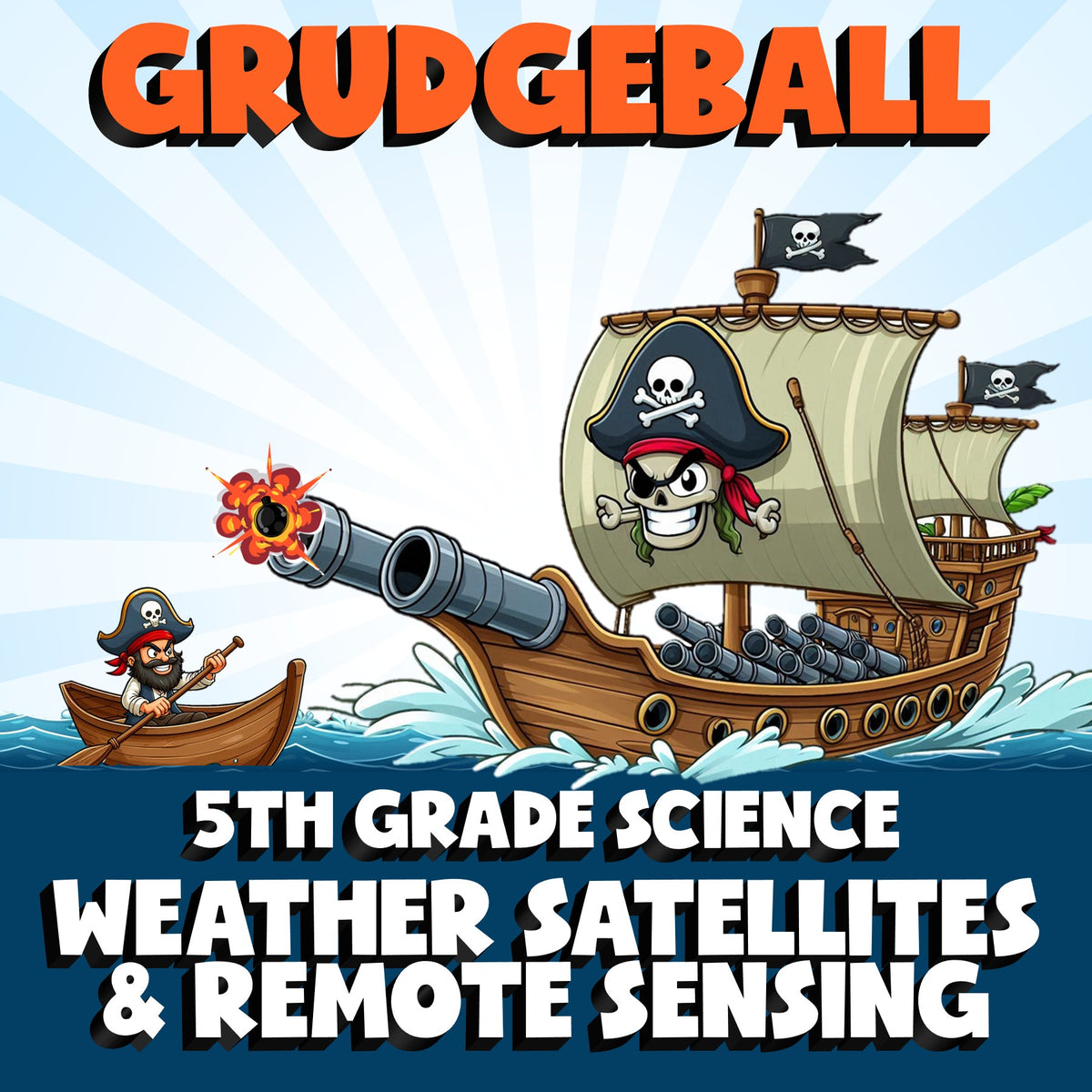 Weather Satellites & Remote Sensing GRUDGEBALL Science Game - No Prep Grade 5
