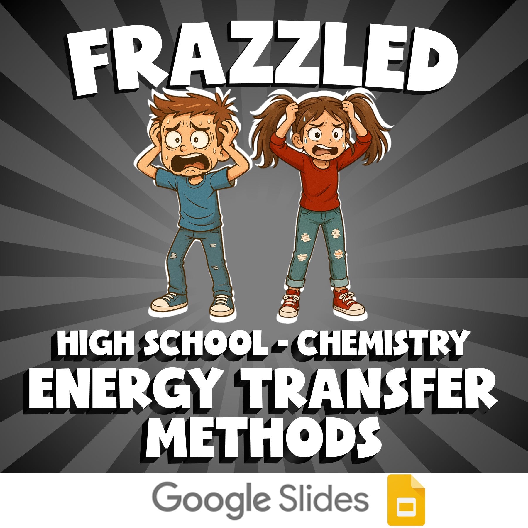 Energy Transfer Methods FRAZZLED Science Game - No Prep Chemistry Review