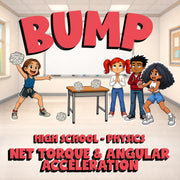 Net Torque & Angular Acceleration BUMP Science Game - No Prep Physics Review