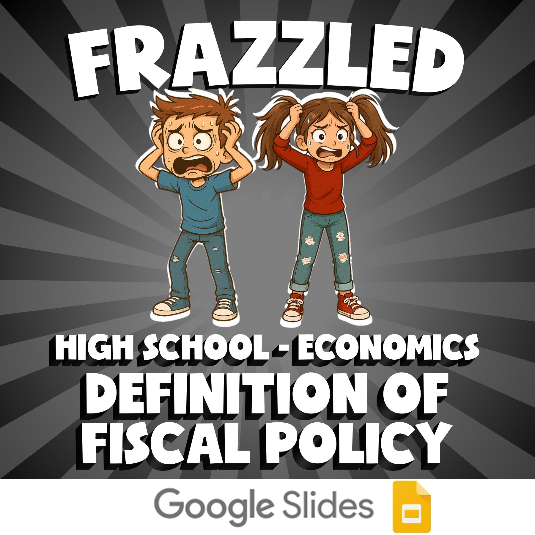 Definition of Fiscal Policy FRAZZLED Economics Game - No Prep Review Activity
