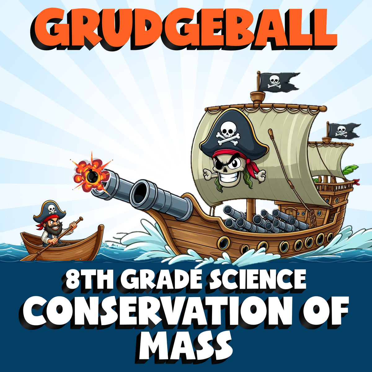Conservation of Mass GRUDGEBALL Science Game - No Prep Grade 8 Review Activity