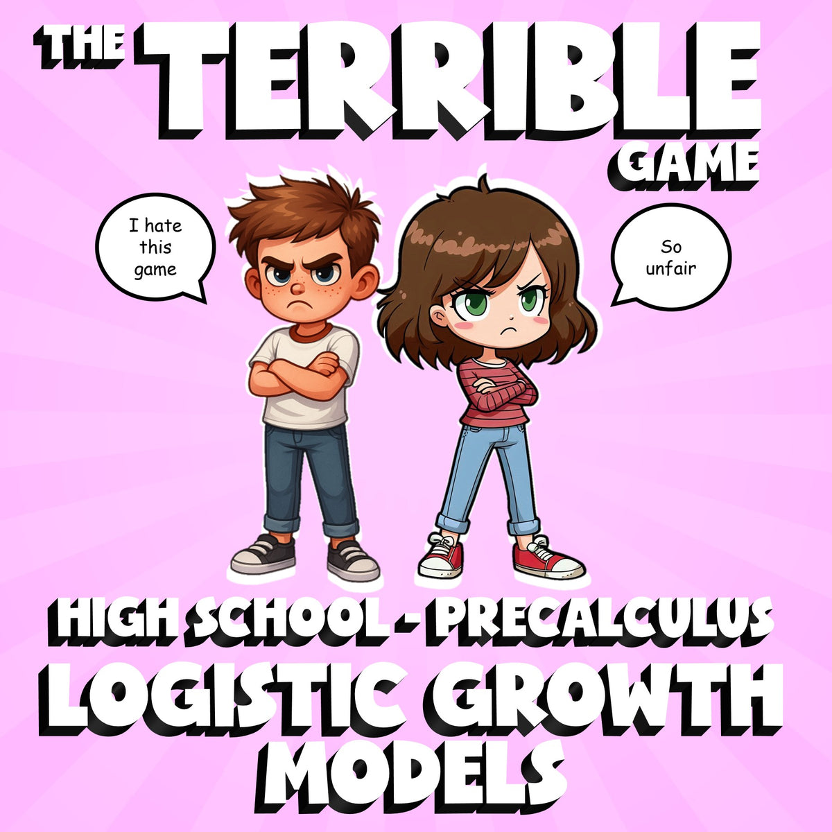 Logistic Growth Models THE TERRIBLE GAME - No Prep PreCalculus Math Review