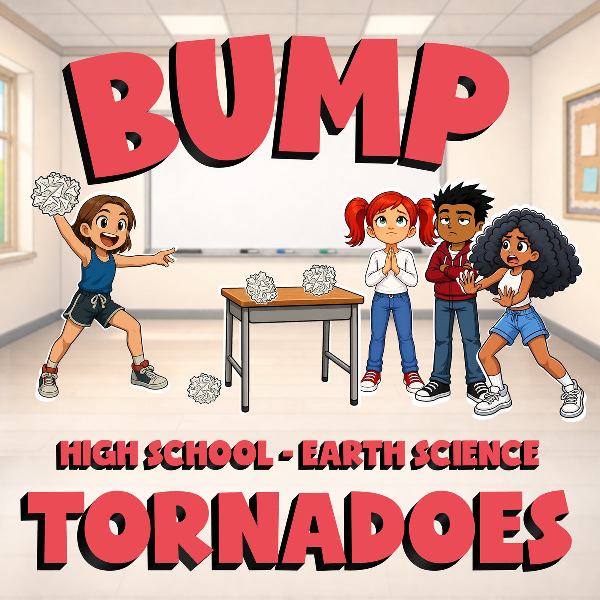 Tornadoes BUMP Game - No Prep Earth Science Review Activity