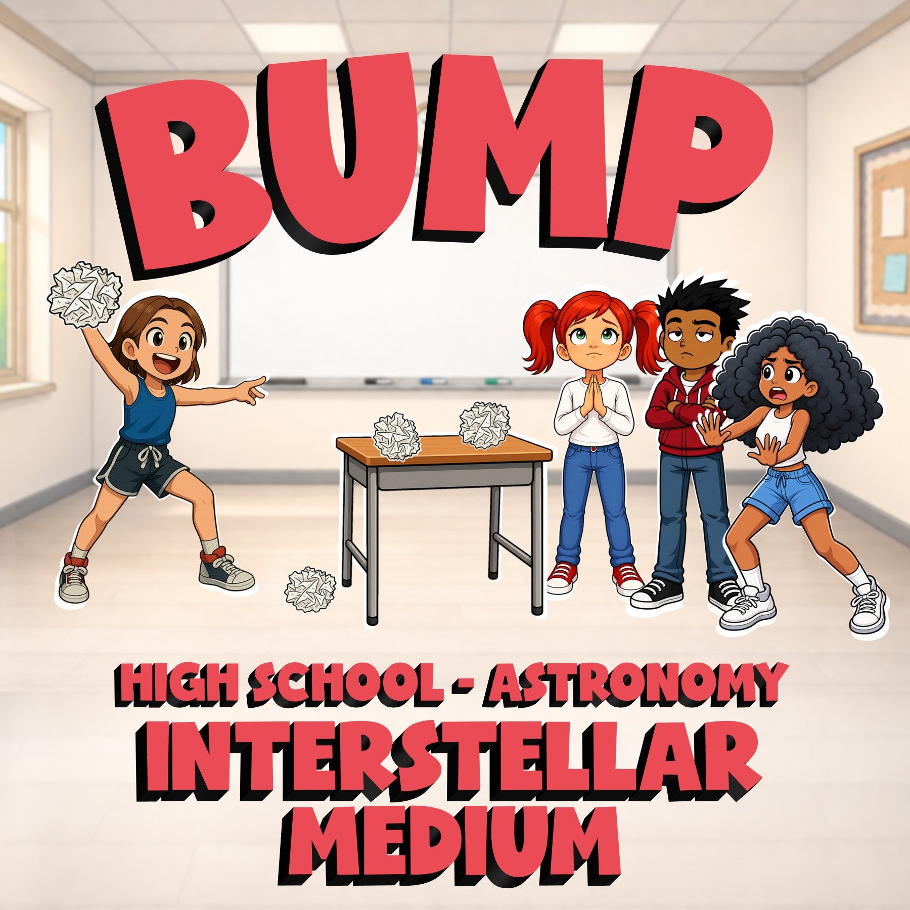 Interstellar Medium BUMP Science Game - No Prep Astronomy Review Activity
