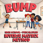 Inverse Matrix Method BUMP Math Game - No Prep PreCalculus Review Activity