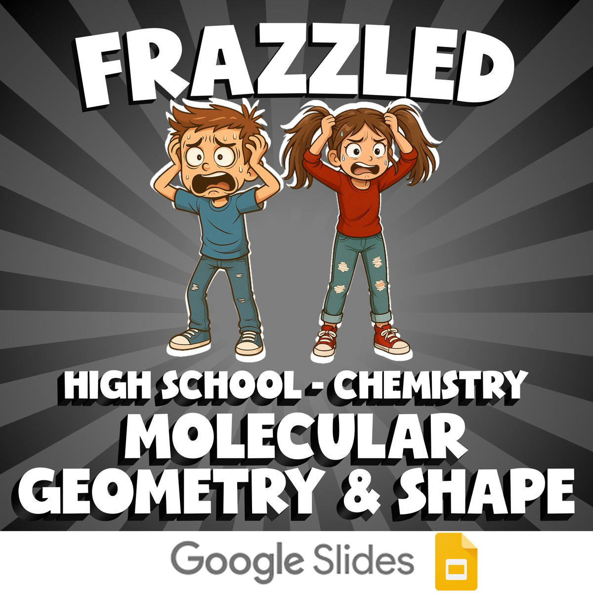 Molecular Geometry & Shape FRAZZLED Science Game - No Prep Chemistry Review