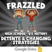 Détente & Changing Strategies FRAZZLED U.S. History Game - No Prep Review