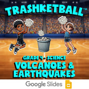 Volcanoes & Earthquakes TRASHKETBALL Science Game - No Prep Grade 4 Review