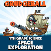 Space Exploration GRUDGEBALL Science Game - No Prep Grade 7 Review Activity