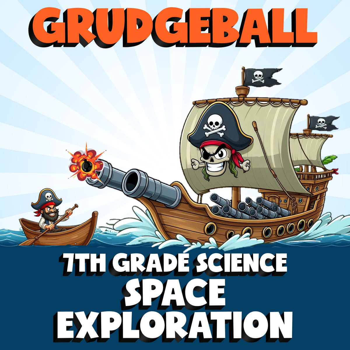 Space Exploration GRUDGEBALL Science Game - No Prep Grade 7 Review Activity