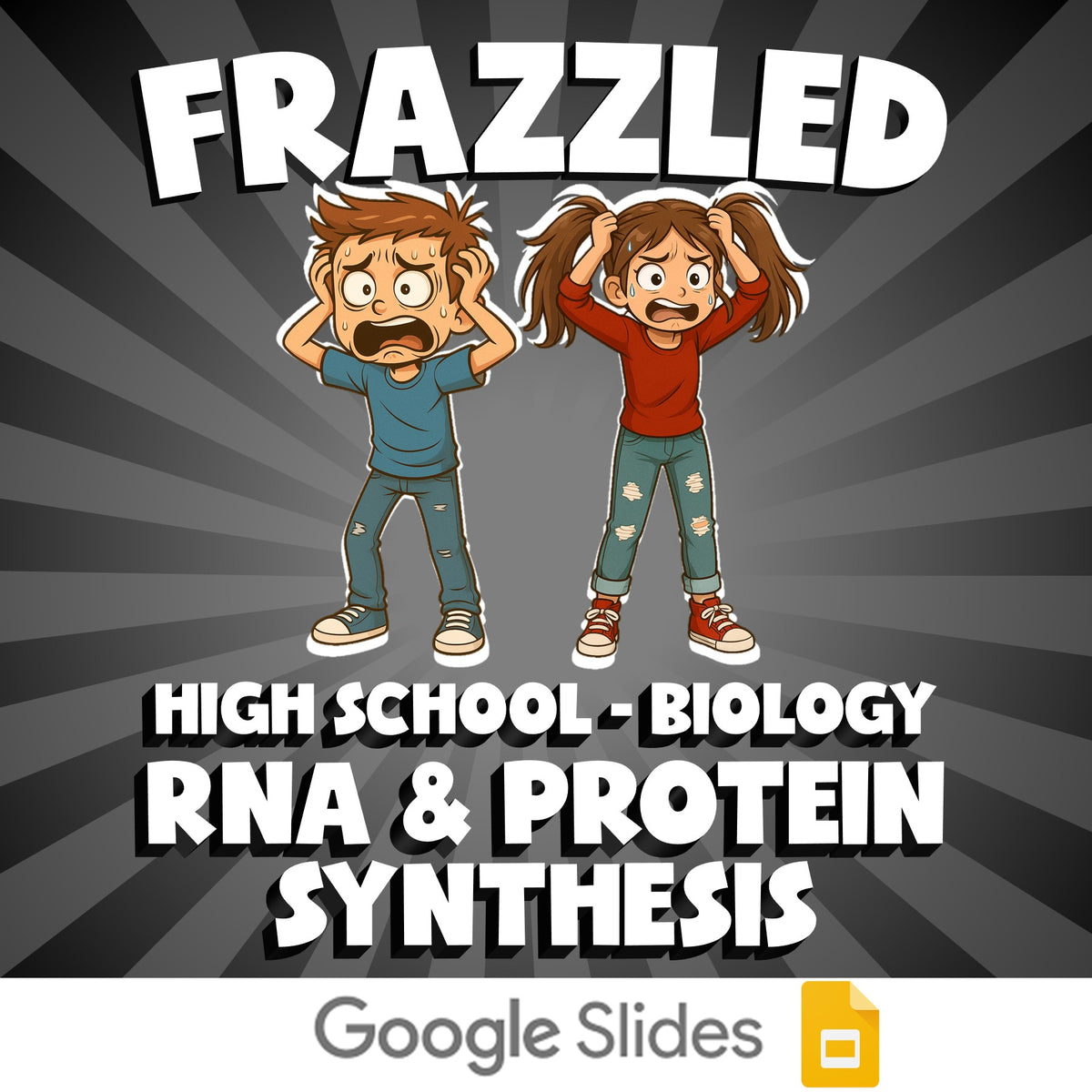 RNA & Protein Synthesis FRAZZLED Science Game - No Prep Biology Review Activity