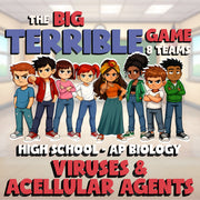 Viruses & Acellular Agents BIG TERRIBLE GAME - No Prep AP Biology Science Review