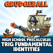 Trig Fundamental Identities GRUDGEBALL Math Game - No Prep PreCalculus Review