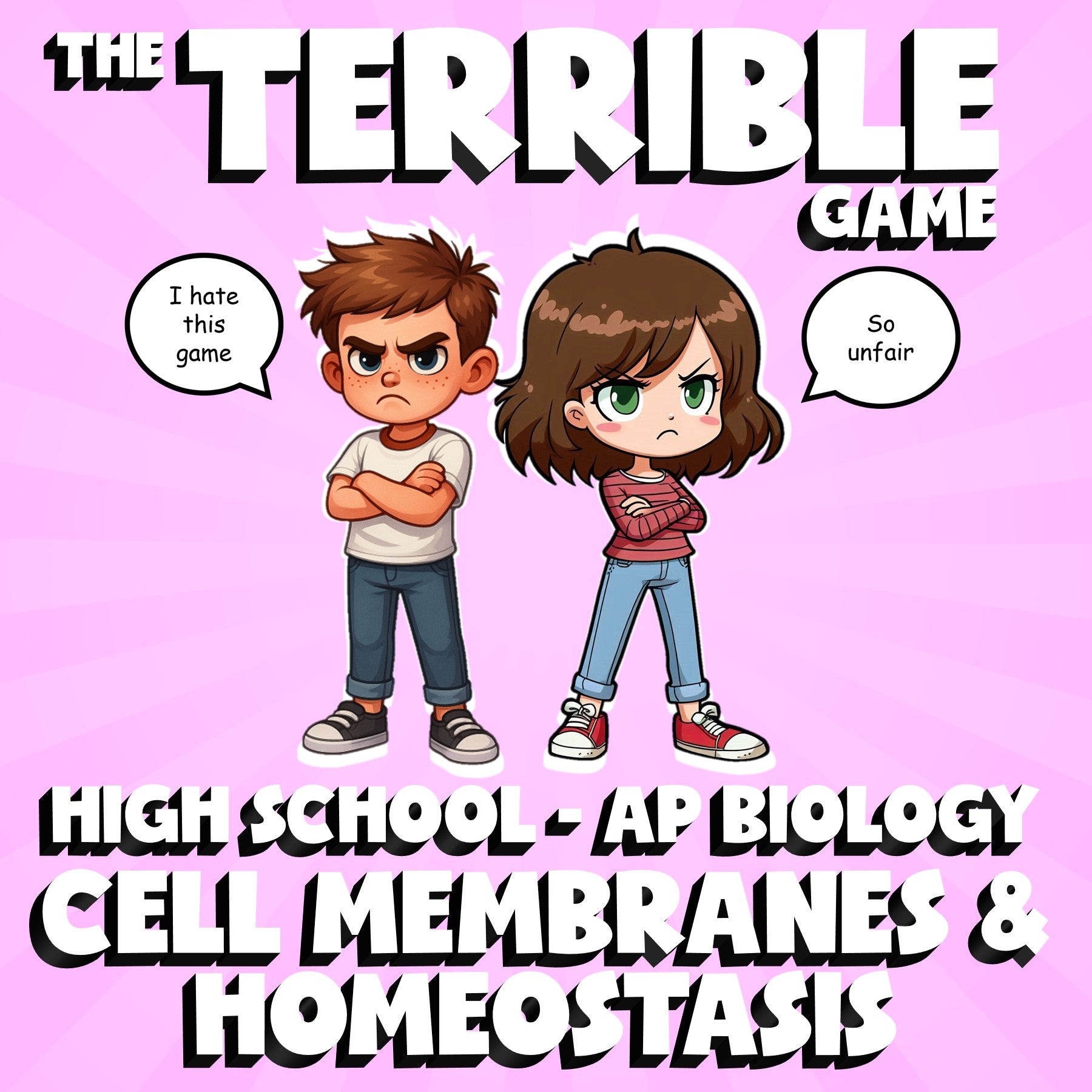 Cell Membranes & Homeostasis THE TERRIBLE GAME - AP Biology Science Review