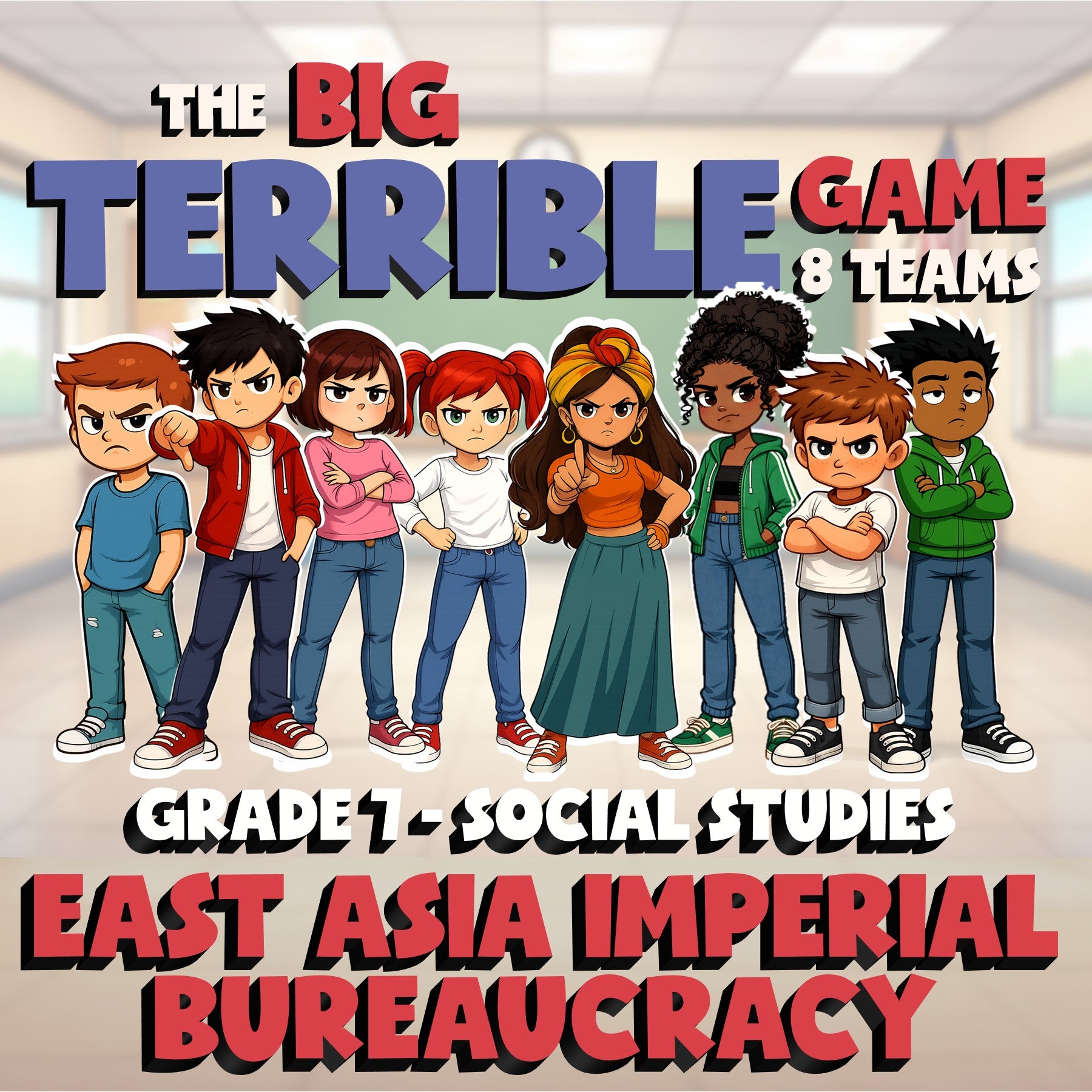East Asia Imperial Bureaucracy BIG TERRIBLE GAME - Grade 7 Socials Review