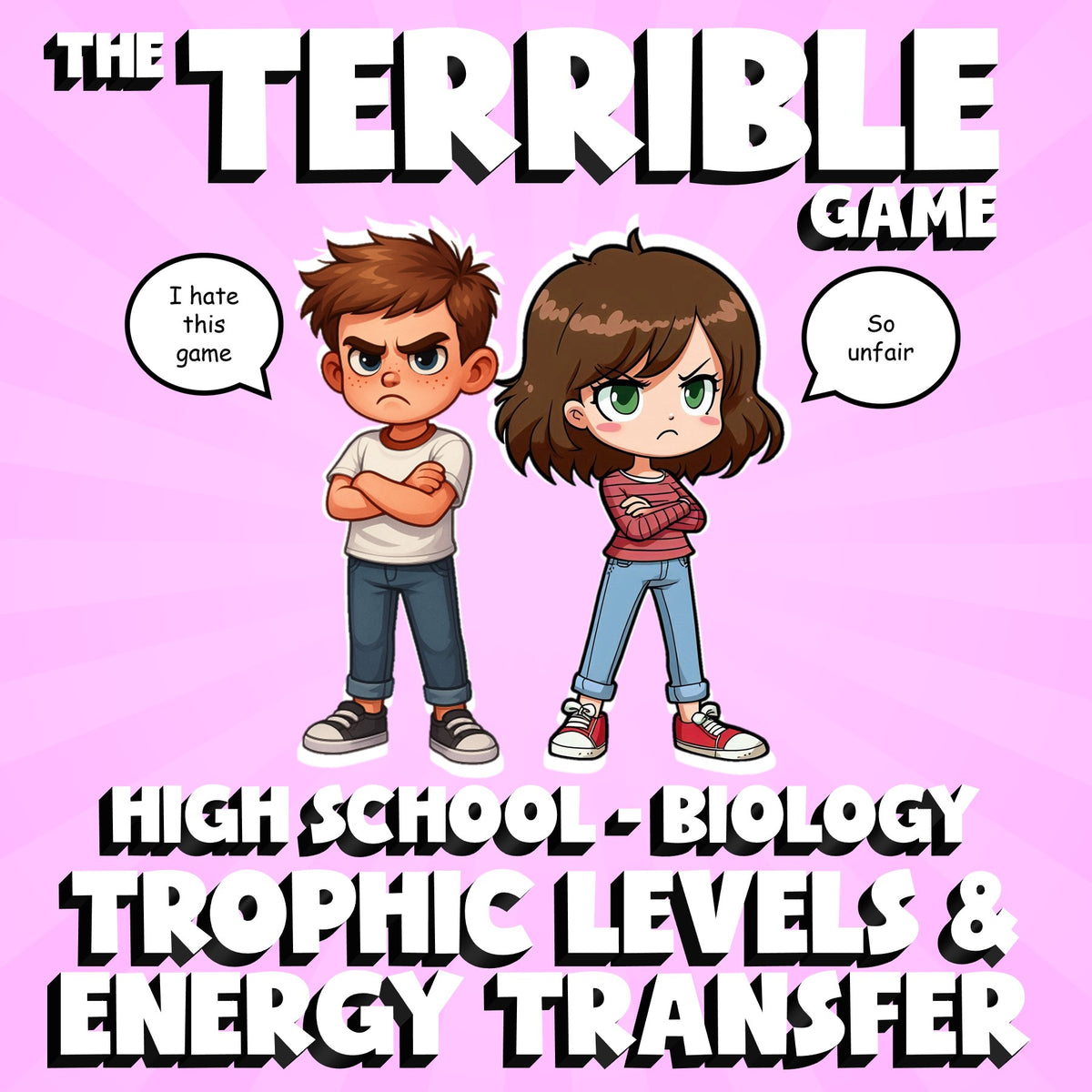 Trophic Levels & Energy Transfer THE TERRIBLE GAME - Biology Science Review