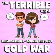 Cold War THE TERRIBLE GAME - No Prep World History Review Activity