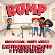Earthquake Hazards & Preparedness BUMP Game - No Prep Earth Science Review