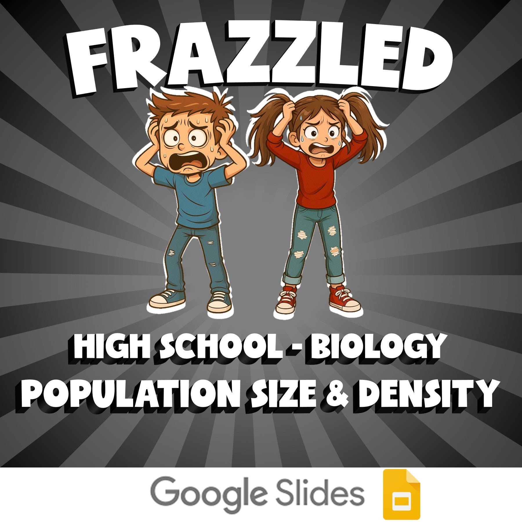 Population Size & Density FRAZZLED Science Game - No Prep Biology Review