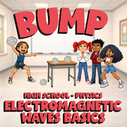 Electromagnetic Waves Basics BUMP Science Game - No Prep Physics Review Activity