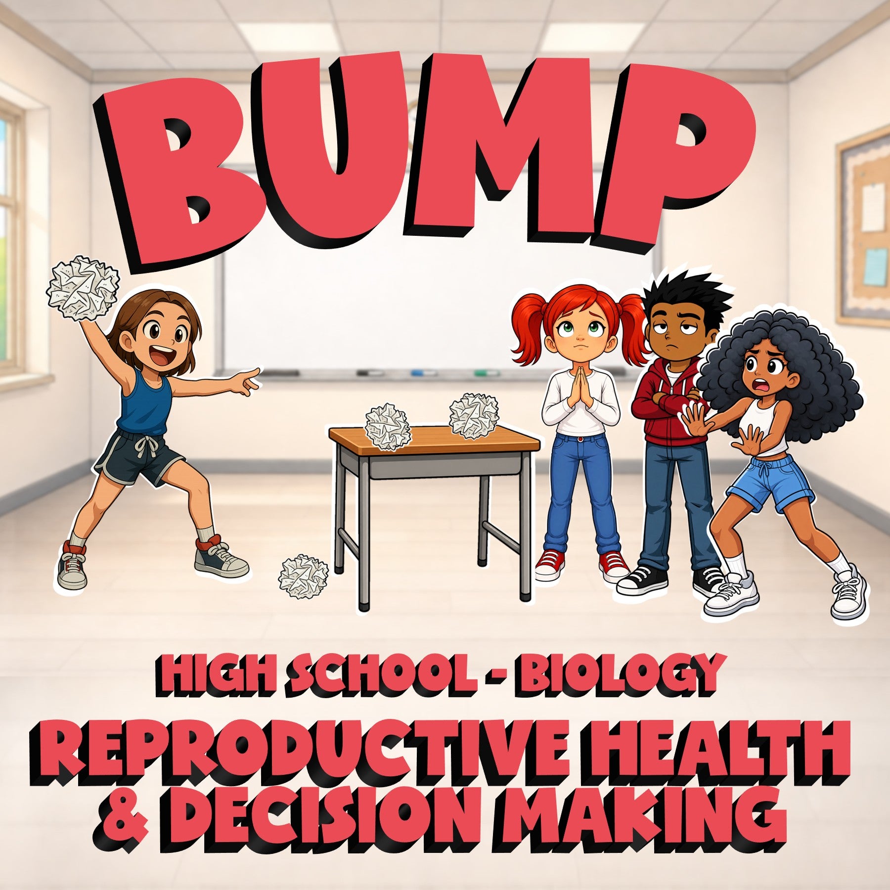 Reproductive Health & Decision Making BUMP Science Game - No Prep Biology Review