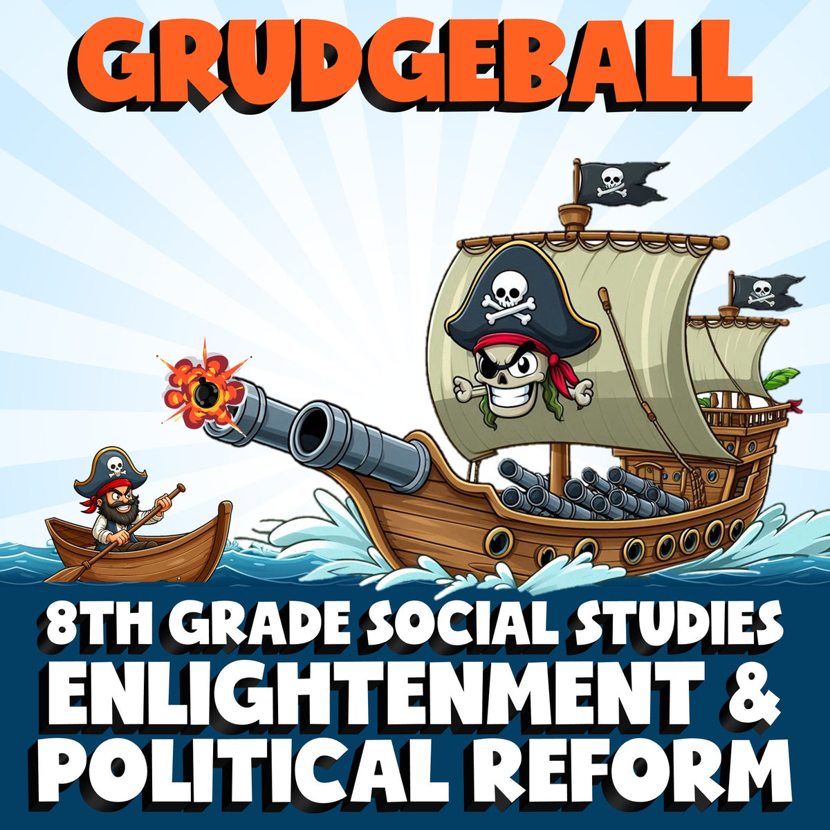 Enlightenment & Political Reform GRUDGEBALL Socials Game - No Prep Grade 8