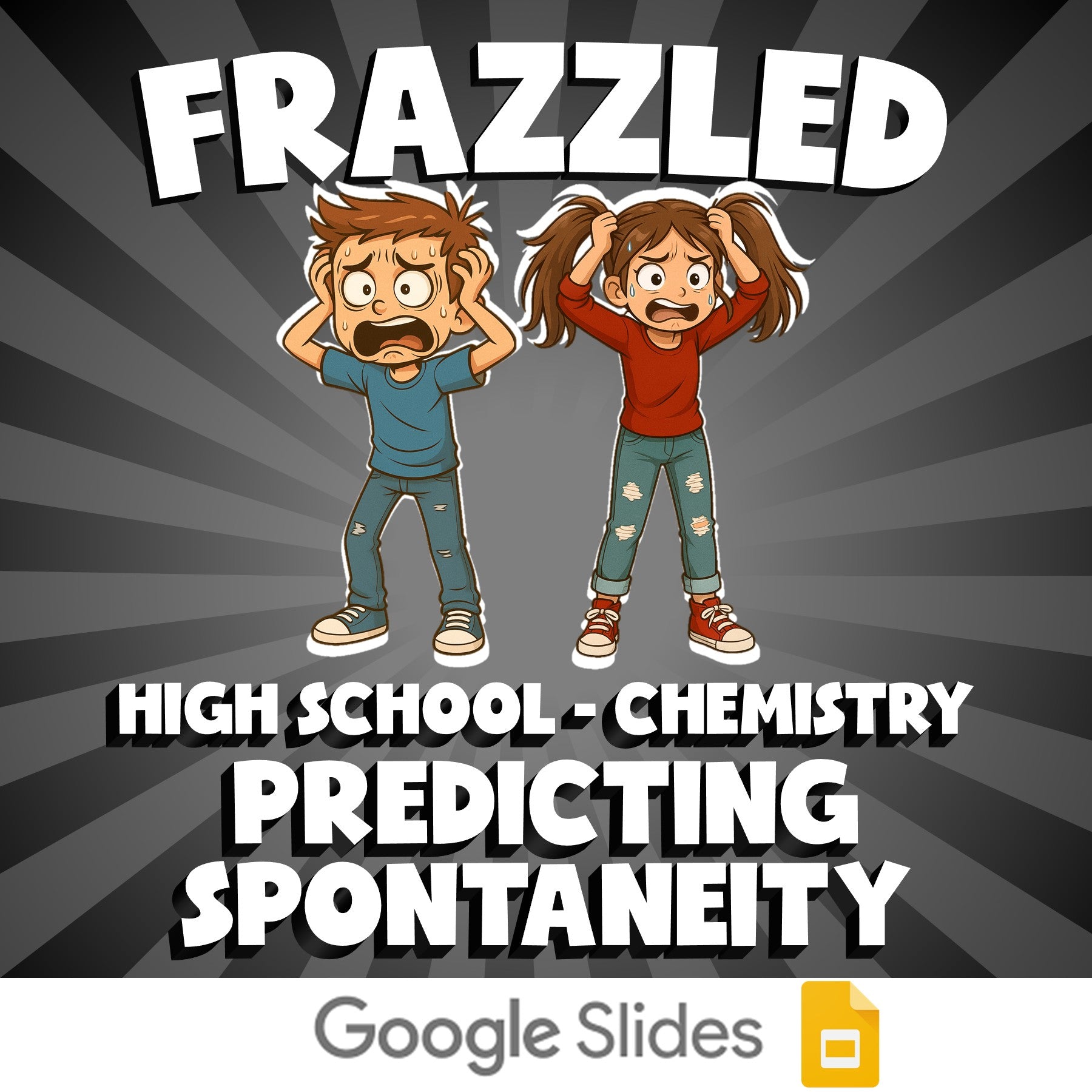 Predicting Spontaneity FRAZZLED Science Game - No Prep Chemistry Review Activity