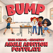 Angle Addition Postulate BUMP Math Game - No Prep Geometry Review Activity
