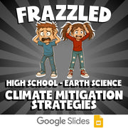 Climate Mitigation Strategies FRAZZLED Game - No Prep Earth Science Review