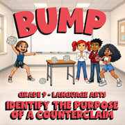 Identify the Purpose of a Counterclaim BUMP ELA Game - No Prep Grade 9 Review