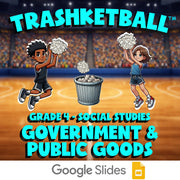 Government & Public Goods TRASHKETBALL Socials Game - No Prep Grade 4 Review