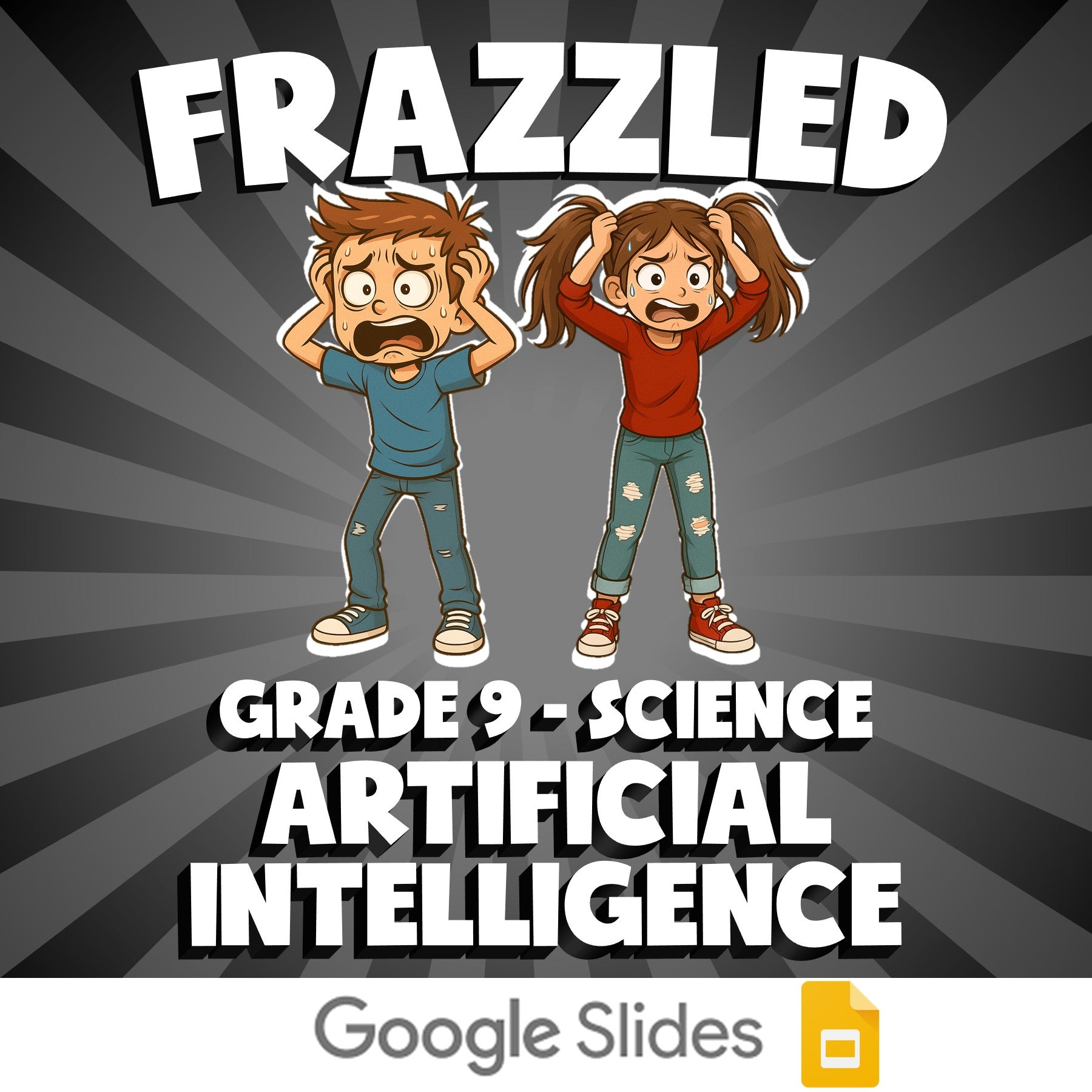 Artificial Intelligence FRAZZLED Science Game - No Prep Grade 9 Review Activity