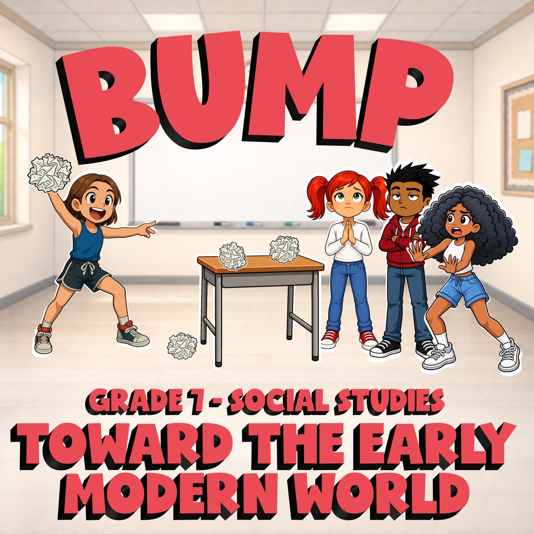 Toward the Early Modern World BUMP Socials Game - No Prep Grade 7 Review