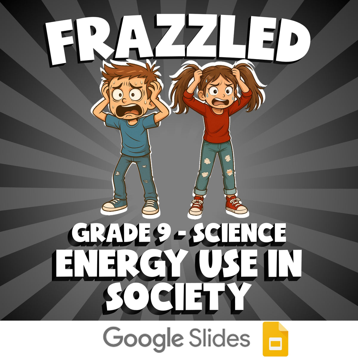Energy Use in Society FRAZZLED Science Game - No Prep Grade 9 Review Activity