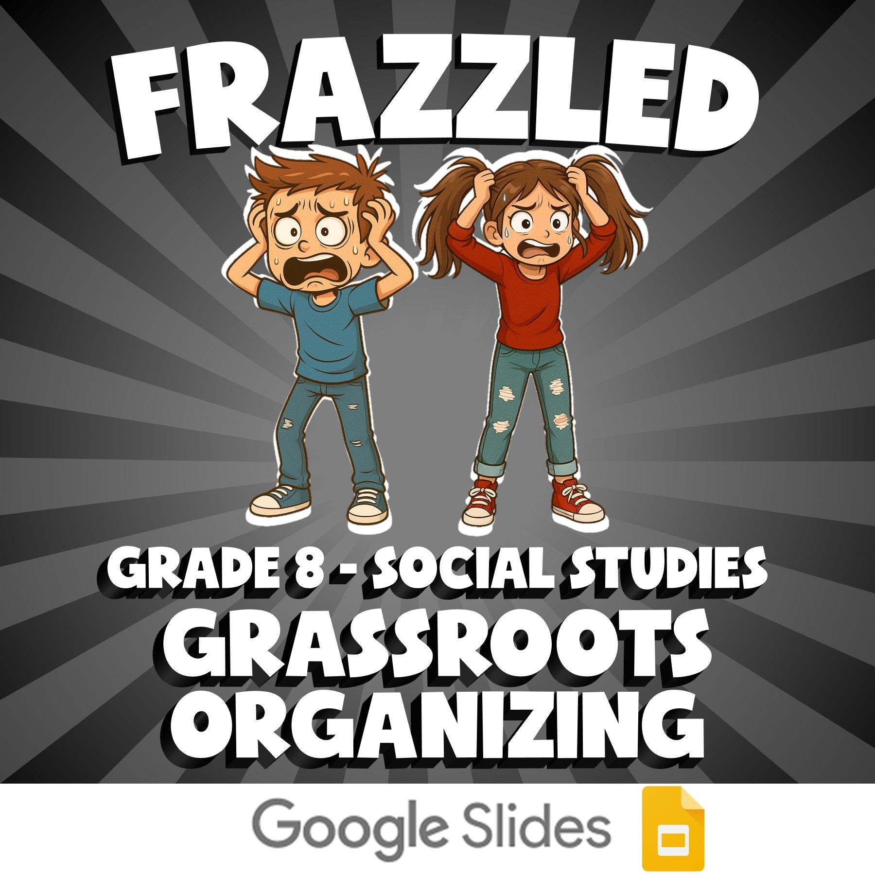 Grassroots Organizing FRAZZLED Socials Game - No Prep Grade 8 Review Activity